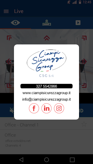 CSG Videosorveglianza EasyView Screenshot 0