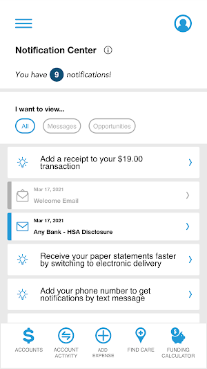 TaxSaver Plan HSA App Screenshot 3