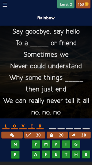 SingMo OPM Lyrics Cash Game Screenshot 0