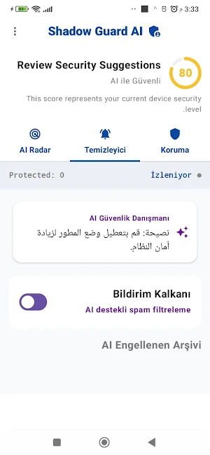 Shield Security AI Privacy Screenshot 2