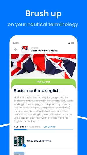 Sea Sector – Maritime Courses for Sailors Screenshot 2