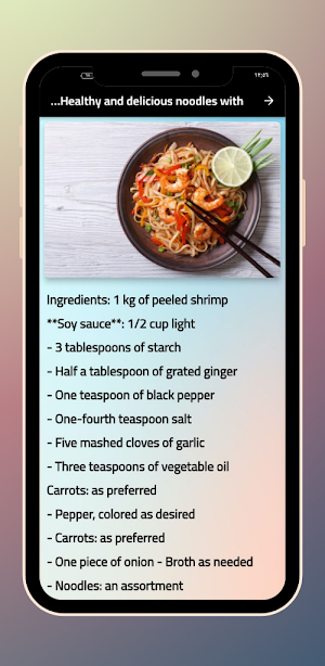 Noodles recipes Screenshot 1