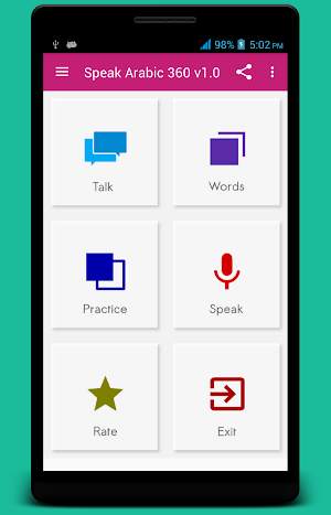 Speak Arabic Hindi 360 Screenshot 1