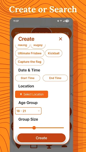 Impel: Sports & Pick Up Games Screenshot 1