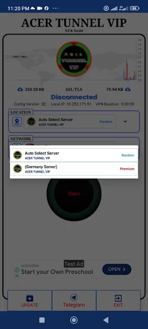 ACER TUNNEL VIP Screenshot 2