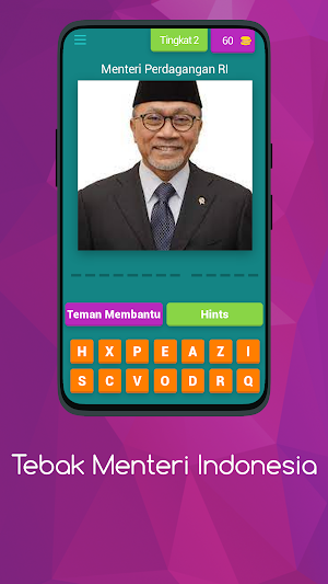 Kuis Menteri Indonesia 2023 Screenshot 2