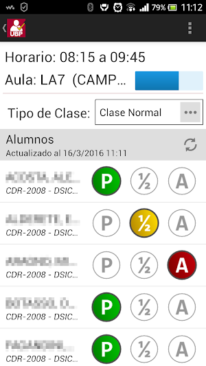Gestión Académica Móvil UBP Screenshot 1