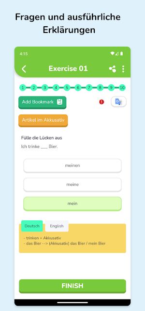 Deutsch Lernen Grammatik Screenshot 3