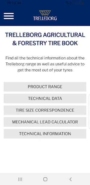 Tire Book North America Screenshot 0