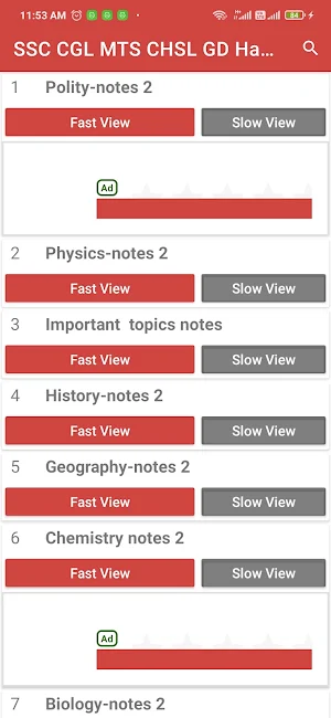 SSC CGL MTS  Handwritten notes Screenshot 3