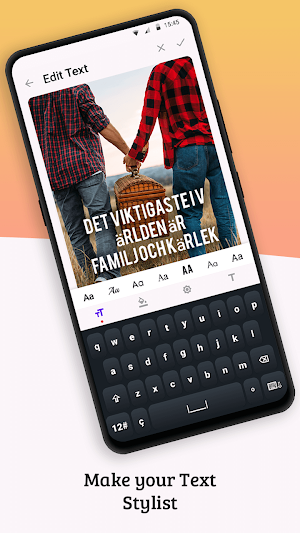 Write Swedish Text on photo Screenshot 3