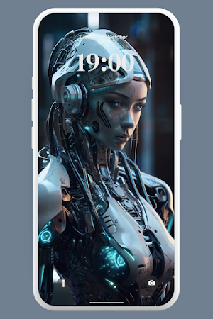 Cyborg Wallpaper 4K Screenshot 1