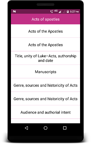 Acts of apostles Screenshot 1