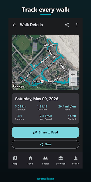 WoofWalk: Dog Walking App Screenshot 2