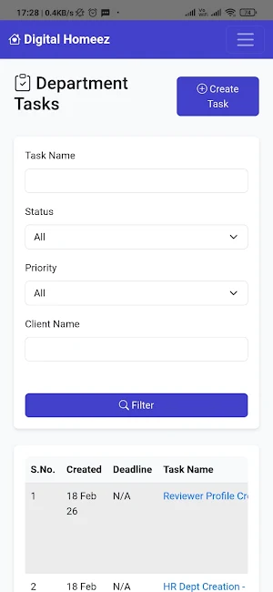 Digital Homeez Workflow Screenshot 1