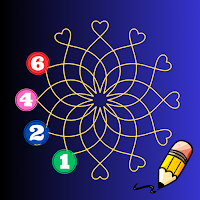 Mandala page: Color By Number