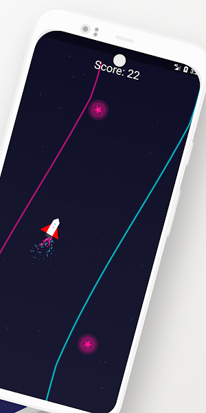 Tap Rocket X - Reach 100 Score Screenshot 1