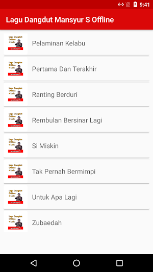 Lagu Dangdut Mansyur S Offline + Lirik Screenshot 3