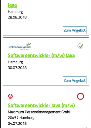 Stellenanbieter Screenshot 1