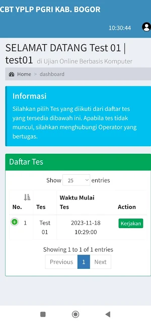 CBT YPLP PGRI KAB. BOGOR Screenshot 2