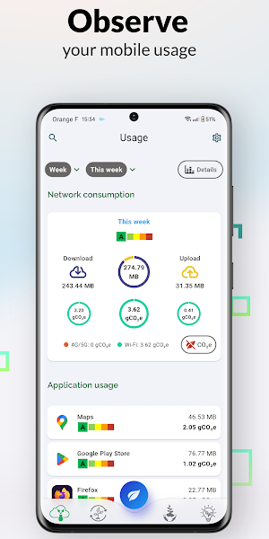 EcoGnome, carbon footprint Screenshot 2