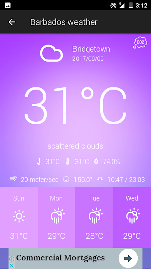 Barbados Weather Screenshot 3