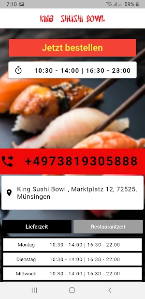 King Sushi Bowl Screenshot 1