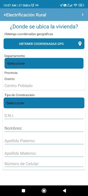 +Electrificación Rural Screenshot 1
