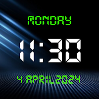 Always on Display Clock Widget
