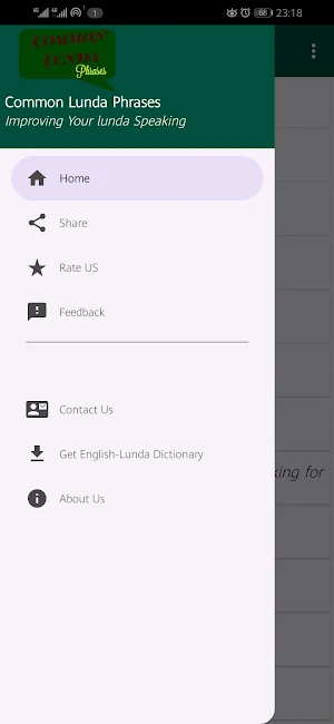 Common Lunda Phrases Screenshot 1