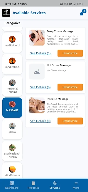 Exotic Massage Provider Screenshot 3