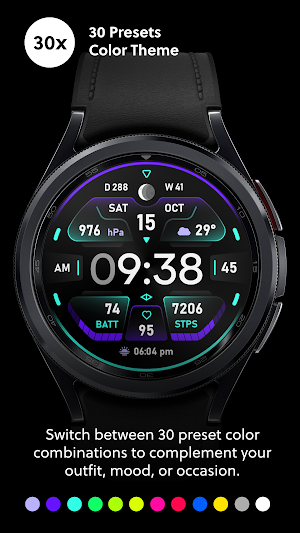 Polaris: Digital Watch Face Screenshot 1