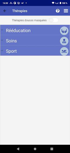 PARKINSON app Screenshot 2