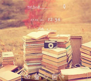 Cute Theme-Autumn Reading- Screenshot 0