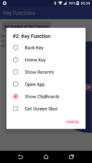 Virtual Key - Support for One-handed operation Screenshot 2