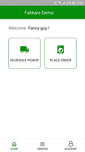 Fabklean Consumer App Screenshot 1