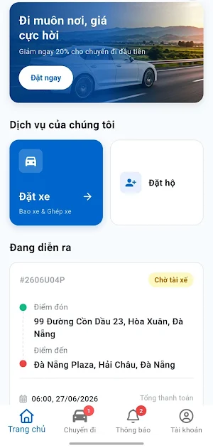 Xe Ghép Nhanh - Đặt xe Screenshot 0
