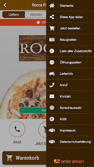 Rocca Pizza Pasta Screenshot 2