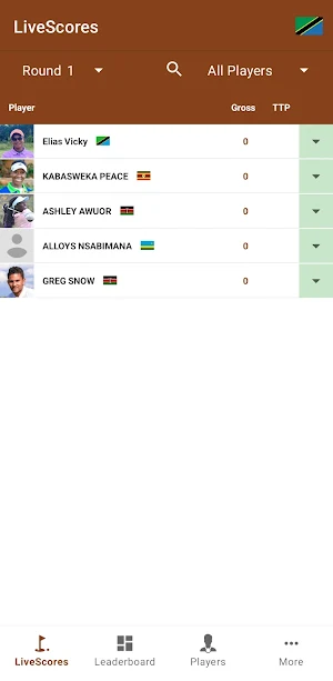Tanzania Golf Union App Screenshot 2