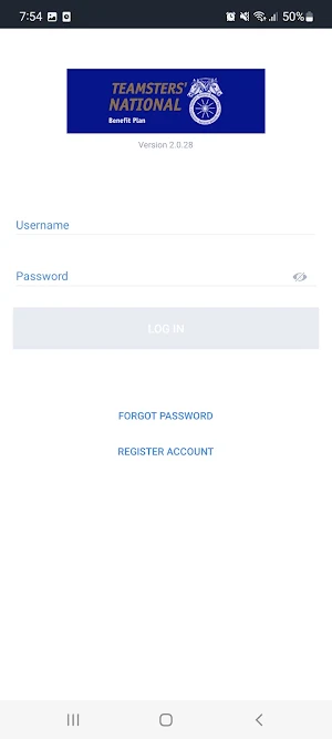 Teamsters' National Benefits Screenshot 0