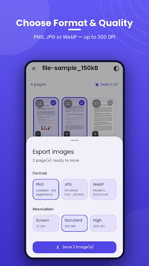 PDF to Image converter Screenshot 2