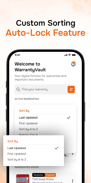 WarrantyVault Screenshot 2