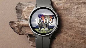 Elephant Butterfly Watch Face Screenshot 3