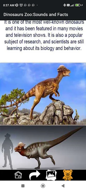 Dinosaurs Zoo:Sounds and Facts Screenshot 0