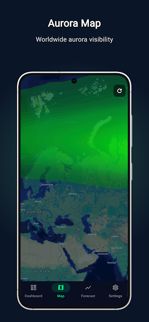 Aurora Tracker - Polar Lights Screenshot 1