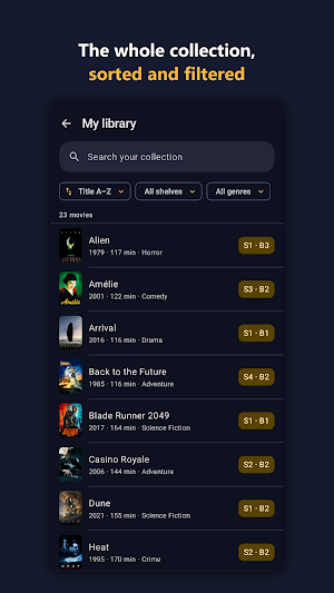 MovieFinder: DVD & Blu-ray Screenshot 1