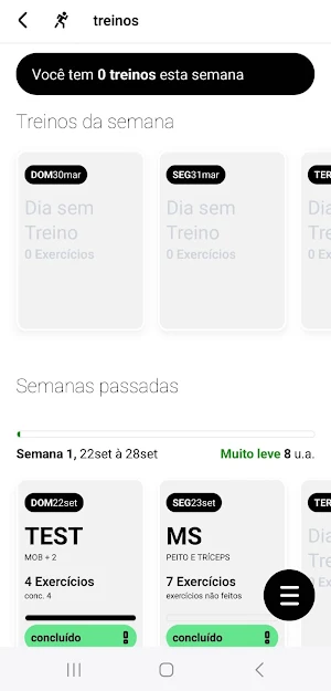 Vezo Personal Trainer [Aluno] Screenshot 2