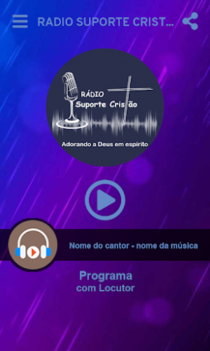 Rádio Suporte Cristão Screenshot 0