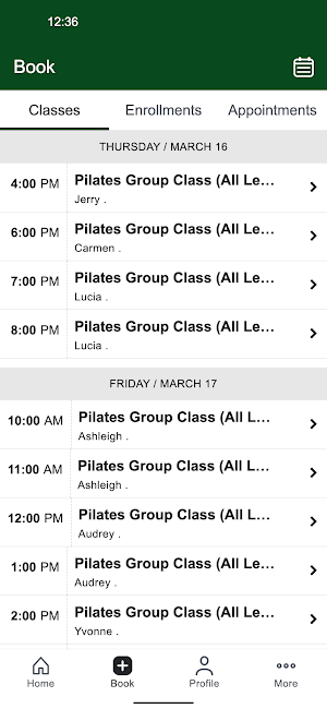 Be Plus Pilates & Gyrotonic Screenshot 1