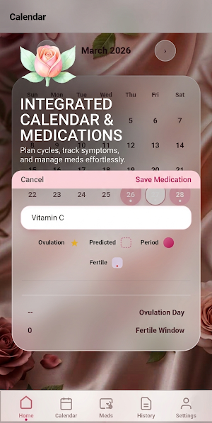 Rose: Period Tracker & Cycle Screenshot 2